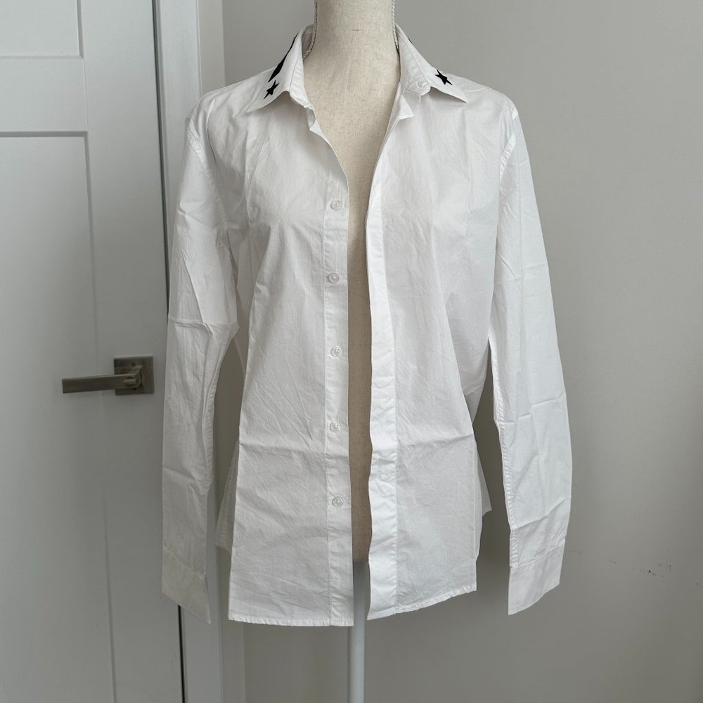 Givenchy Star Collar Shirt Button Down Dress Casual Shirt